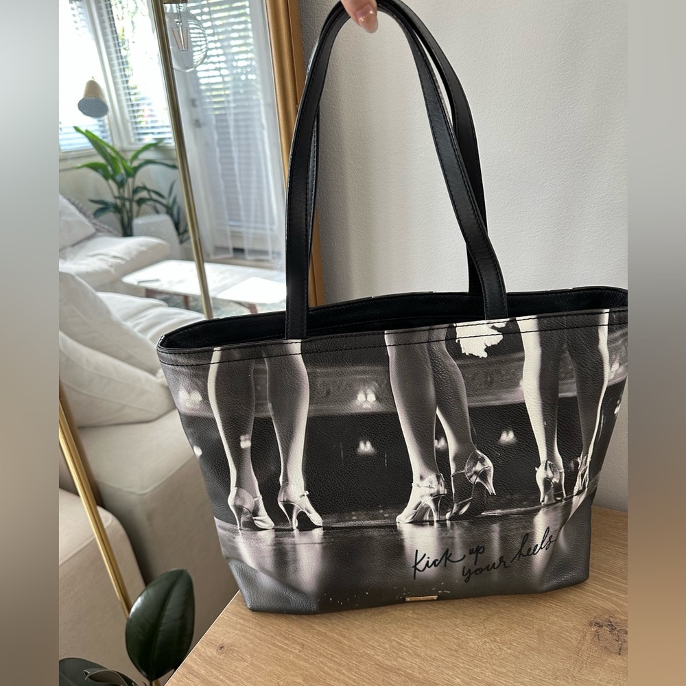 Kate Spade “Kick Up Your Heels” Dancing Feet Francis Tote (Limited Edition)